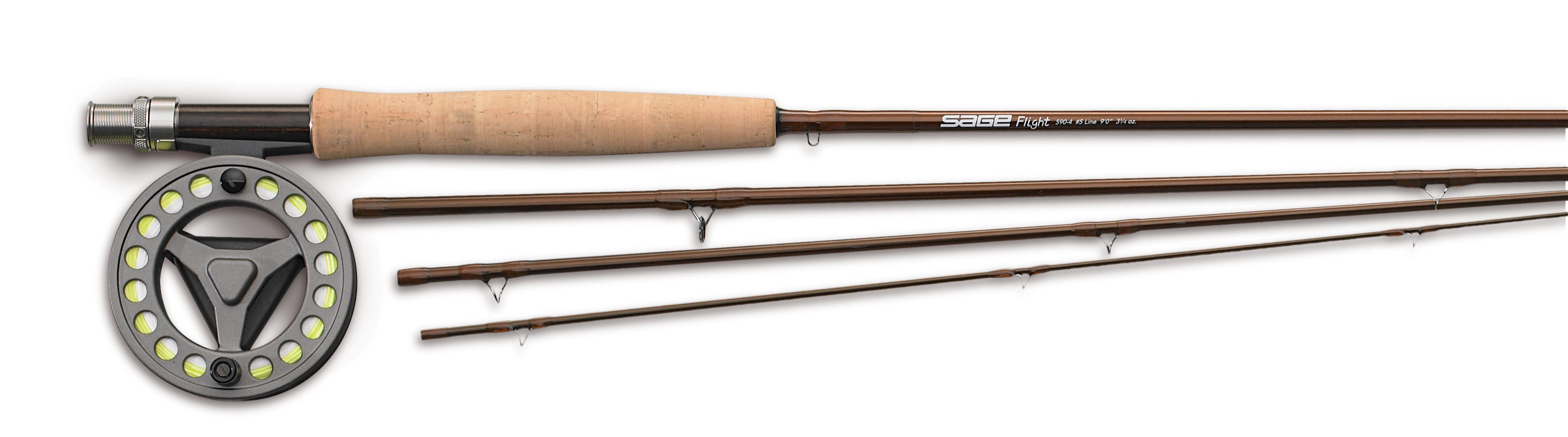 Sage 9', 5 wt., 4 piece fast action graphite rod